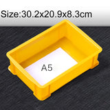 Thick Multi-function Material Box Brand New Flat Plastic Parts Box Tool Box, Size: 30.2cm x 20.9cm x 8.3cm, 30.2cm x 20.9cm x 8.3cm