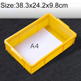 Thick Multi-function Material Box Brand New Flat Plastic Parts Box Tool Box, Size: 38.3cm x 24.2cm x 9.8cm, 38.3cm x 24.2cm x 9.8cm