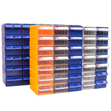 Thickened Combined Plastic Parts Cabinet Drawer Type Component Box Building Block Material Box Hardware Box, Random Color Delivery, Size: 14cm x 9cm x 4cm, Size: 14cm x 9cm x 4cm