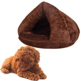 Triangular Cat Kennel Warm Thicken Mongolian Yurt Pet Dogs Cats House Size: M, 40×40×30cm, Size: M