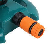 Garden Automatic Rotating Nozzle 360 Degree Rotary Automatic Sprinkler Garden Lawn Watering Nozzle Irrigation Nozzle with 1/2 inch Water Hose Connector, With 1/2 inch Water Hose Connector