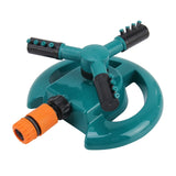 Garden Automatic Rotating Nozzle 360 Degree Rotary Automatic Sprinkler Garden Lawn Watering Nozzle Irrigation Nozzle with 1/2 inch Water Hose Connector, With 1/2 inch Water Hose Connector