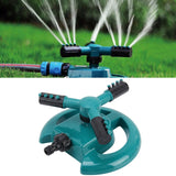 Garden Automatic Rotating Nozzle 360 Degree Rotary Automatic Sprinkler Garden Lawn Watering Nozzle Irrigation Nozzle with 1/2 inch Water Hose Connector, With 1/2 inch Water Hose Connector