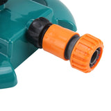 Garden Automatic Rotating Nozzle 360 Degree Rotary Automatic Sprinkler Garden Lawn Watering Nozzle Irrigation Nozzle with 3/4 inch Water Hose Connector, With 3/4 inch Water Hose Connector