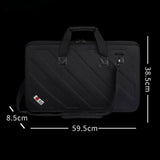 BUBM Portable Digital Controller Storage Bag DJ Disc Package, Size M: 59.5x38.5x8.5cm, Size M: 59.5x38.5x8.5cm