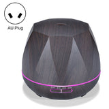 Peach Shape Wood Grain Remote Control Ultrasonic Humidifier Aromatherapy Machine Automatic Alcohol Sprayer with LED Lights, Capacity: 400mL, AU Plug (Light Wood Color), Peach Shape Light Wood Color, Diamond Dark Wood Color, Diamond Light Wood Color