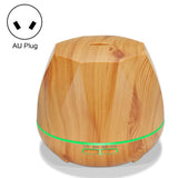 Peach Shape Wood Grain Remote Control Ultrasonic Humidifier Aromatherapy Machine Automatic Alcohol Sprayer with LED Lights, Capacity: 400mL, AU Plug (Light Wood Color), Peach Shape Light Wood Color, Diamond Dark Wood Color, Diamond Light Wood Color