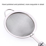 SSGP Stainless Steel Filter Fine Mesh Strainer Juice Colander, Length: 28.5cm