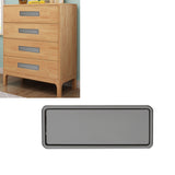 Simple Wardrobe Slotted Scrub Handle Concealed Recessed Drawer Invisible Handle, Hole Distance：96mm, 96mm