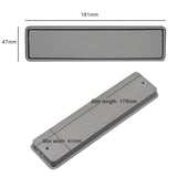 Simple Wardrobe Slotted Scrub Handle Concealed Recessed Drawer Invisible Handle, Hole Distance：160mm, 160mm