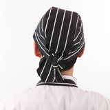 Simple Style Unisex Chef Waiter Work Cap Pirate Hat Turban Cap, Turban Cap Black