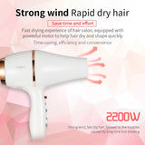 VGR V-414 2200W Negative Ion Hair Dryers with 6 Gear Adjustment, Plug Type: EU Plug, V-414 (Black), V-414 (White)