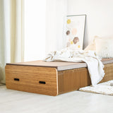 Creative Folding Single Bed, Size: Width: 200x90cm, Size: Width: 200x90cm (Grey), Size: Width: 200x90cm (Brown)