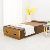 Creative Folding Single Bed, Size: Width: 200x90cm, Size: Width: 200x90cm (Grey), Size: Width: 200x90cm (Brown)