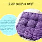 Thickened Round Computer Chair Cushion Floor Mat for Office Classroom Home, Size:43x43cm