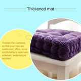 Thickened Round Computer Chair Cushion Floor Mat for Office Classroom Home, Size:43x43cm