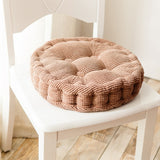 Thickened Round Computer Chair Cushion Floor Mat for Office Classroom Home, Size:43x43cm