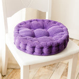 Thickened Round Computer Chair Cushion Floor Mat for Office Classroom Home, Size:43x43cm