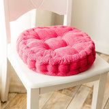 Thickened Round Computer Chair Cushion Floor Mat for Office Classroom Home, Size:43x43cm