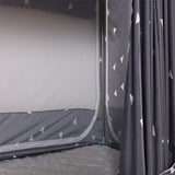 Students Dormitory Blackout Cloth Zipper Mosquito Net for 90cm Width Upper Berth(Light Blue Sailboat), 90cm Width Upper Berth (Light Blue Star), 90cm Width Upper Berth(Light Blue Sailboat), 90cm Width Upper Berth (Blue Fruits)