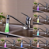 SDF-B6 1 LED ABS Colorful Change LED Faucet Light Water Glow Shower, Size: 58 x 24mm, Interface: 22mm (Silver), SDF-B6 Colorful Change