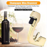 Zinc Alloy Bubbly Blaster Champagne Bottle Squirt Gun Bar Tool, Zinc Alloy