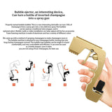 Zinc Alloy Bubbly Blaster Champagne Bottle Squirt Gun Bar Tool, Zinc Alloy