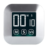 TS-83 Touch Timer Alarm Clock Kitchen Food LCD Large Screen Countdown Electronic Reminder, TS-83