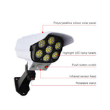 LED Solar human Body Infrared Induction Wall Lamp Simulation Monitoring Fake Camera