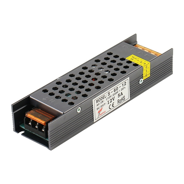 SL-60-24 LED Regulated Switching Power Supply DCDC24V 2.5A Size: 170 x 49 x 29mm, SL-60-24, SL-60-12