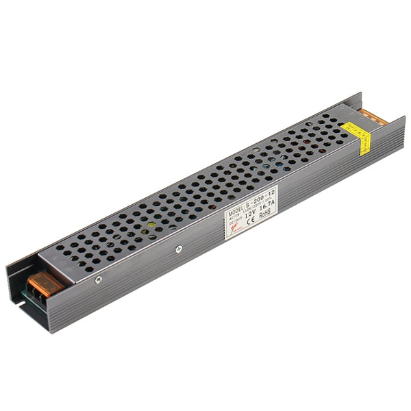 SL-200-24 LED Regulated Switching Power Supply DC24V 8.3A Size: 250x49x29mm, SL-200-24, SL-200-12