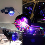 USB Sound Control Rotating Disco DJ Light, DC 5V