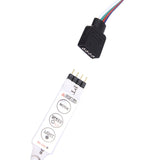 Epoxy IP65 Waterproof 30 LED 5050 SMD with 1m Extended Switch Cable & Manual Controller, Wide: 10mm