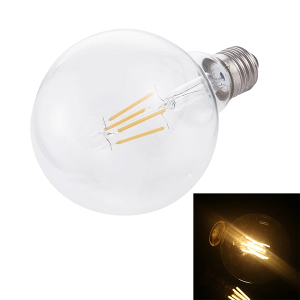 G95 E27 4W 4 LEDs 450 LM 3000K Retro Dimming LED Filament Light Bulb Energy Saving Light, AC 220V, G95 4W White Light, G95 4W Warm White