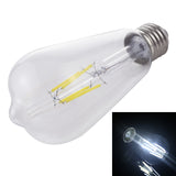 ST64 E27 4W 4 LEDs 600 LM 3000K Retro Dimming LED Filament Light Bulb Energy Saving Light, AC 220V, ST64 4W White Light, ST64 4W Warm White