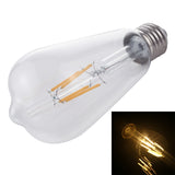 ST64 E27 4W 4 LEDs 600 LM 3000K Retro Dimming LED Filament Light Bulb Energy Saving Light, AC 220V, ST64 4W White Light, ST64 4W Warm White