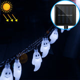 Ghost Shape 30 LEDs Outdoor Garden Waterproof Christmas Festival Decoration Solar Lamp String