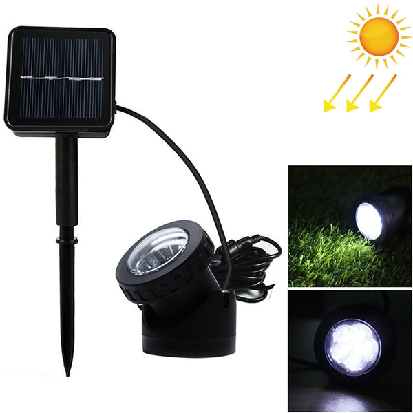 Single Head LED Outdoor Waterproof Solar Underwater Spotlight Floodlight, Single Head