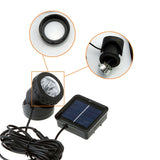 Single Head LED Outdoor Waterproof Solar Underwater Spotlight Floodlight, Single Head