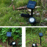 Single Head LED Outdoor Waterproof Solar Underwater Spotlight Floodlight, Single Head