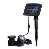 Two Heads LED Outdoor Waterproof Solar Underwater Spotlight Floodlight, Two Heads