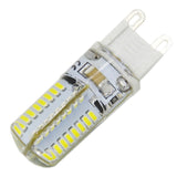 G9 4W 210LM  64 LED SMD 3014 Silicone Corn Light Bulb, AC 110V, AC 110V