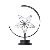 Star Moon Shape Iron Night Light Decorative Light, USB Version, USB Version