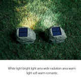 Solar Powered Simulated Stone Spotlight LED Light IP65 Waterproof Outdoor Garden Lawn Lamp