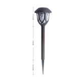 Solar Energy Coffee Outdoor Lawn Lamp IP65 Waterproof LED Decorative Garden Light