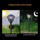 Solar Energy Coffee Outdoor Lawn Lamp IP65 Waterproof LED Decorative Garden Light