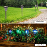 Solar Energy Coffee Outdoor Lawn Lamp IP65 Waterproof LED Decorative Garden Light