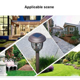 Solar Energy Coffee Outdoor Lawn Lamp IP65 Waterproof LED Decorative Garden Light