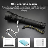 X92 Luminous Flux: 2000lm LED Waterproof Flashlight, Retractable Focus Function