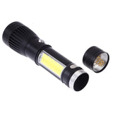 W545 Portable USB Charging LED Electric Torch Flashlight